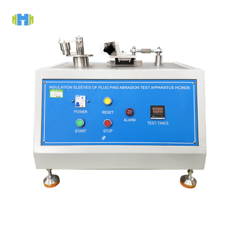 Single station abrasion tester for IEC 60884-1